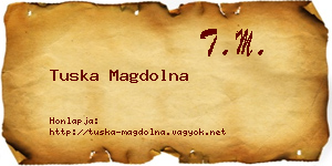 Tuska Magdolna névjegykártya